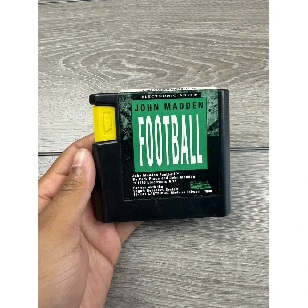 John Madden Football Sega Genesis With Box No Manual